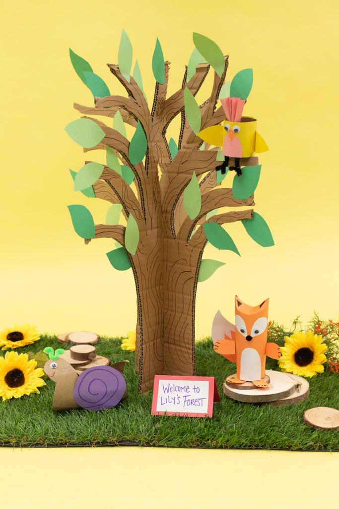Kids Craft Cardboard Tree